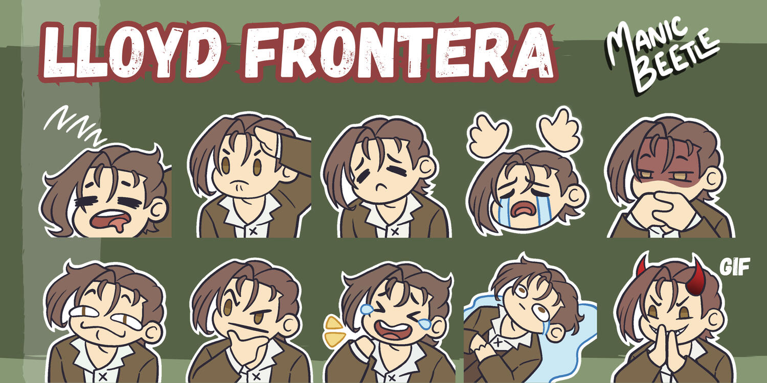 [10, Classic Style] https://vgen.co/manic_beetle/portfolio/showcase/-emote-set-lloyd-frontera/d33ac651-7558-436c-9b2c-63df2de06df9